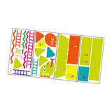 Maxbell Cartoon Floor Stickers Colorful Floor Decals for Bedroom Preschool Play Room