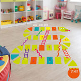 Maxbell Cartoon Floor Stickers Colorful Floor Decals for Bedroom Preschool Play Room