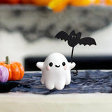 Maxbell Halloween Ghost Statue Cute Art Resin Sculpture for Office Bookshelf Desktop
