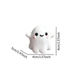 Maxbell Halloween Ghost Statue Cute Art Resin Sculpture for Office Bookshelf Desktop