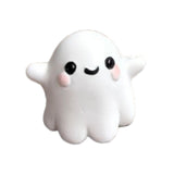 Maxbell Halloween Ghost Statue Cute Art Resin Sculpture for Office Bookshelf Desktop