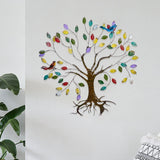 Maxbell Tree of Life Metal Wall Art Large Sign Family Tree for Garden Indoor Outdoor