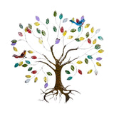 Maxbell Tree of Life Metal Wall Art Large Sign Family Tree for Garden Indoor Outdoor