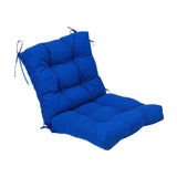 Maxbell Chair Cushion with Backrest Seat Cushion for Kitchen Office Chair Desk Chair blue