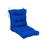 Maxbell Chair Cushion with Backrest Seat Cushion for Kitchen Office Chair Desk Chair blue