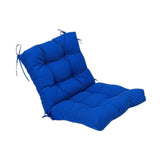 Maxbell Chair Cushion with Backrest Seat Cushion for Kitchen Office Chair Desk Chair blue