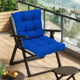 Maxbell Chair Cushion with Backrest Seat Cushion for Kitchen Office Chair Desk Chair blue