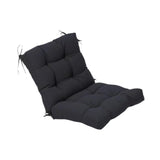 Maxbell Chair Cushion with Backrest Seat Cushion for Kitchen Office Chair Desk Chair black