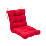 Maxbell Chair Cushion with Backrest Seat Cushion for Kitchen Office Chair Desk Chair red