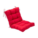 Maxbell Chair Cushion with Backrest Seat Cushion for Kitchen Office Chair Desk Chair red