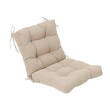 Maxbell Chair Cushion with Backrest Seat Cushion for Kitchen Office Chair Desk Chair khaki