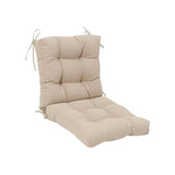 Maxbell Chair Cushion with Backrest Seat Cushion for Kitchen Office Chair Desk Chair khaki