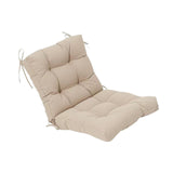 Maxbell Chair Cushion with Backrest Seat Cushion for Kitchen Office Chair Desk Chair khaki