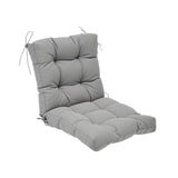 Maxbell Chair Cushion with Backrest Seat Cushion for Kitchen Office Chair Desk Chair grey