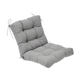 Maxbell Chair Cushion with Backrest Seat Cushion for Kitchen Office Chair Desk Chair grey