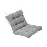 Maxbell Chair Cushion with Backrest Seat Cushion for Kitchen Office Chair Desk Chair grey