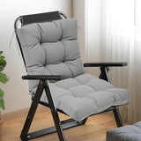 Maxbell Chair Cushion with Backrest Seat Cushion for Kitchen Office Chair Desk Chair grey