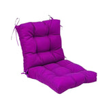 Maxbell Chair Cushion with Backrest Seat Cushion for Kitchen Office Chair Desk Chair violet