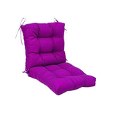 Maxbell Chair Cushion with Backrest Seat Cushion for Kitchen Office Chair Desk Chair violet