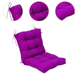 Maxbell Chair Cushion with Backrest Seat Cushion for Kitchen Office Chair Desk Chair violet