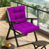 Maxbell Chair Cushion with Backrest Seat Cushion for Kitchen Office Chair Desk Chair violet
