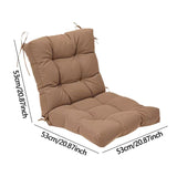 Maxbell Chair Cushion with Backrest Seat Cushion for Kitchen Office Chair Desk Chair brown