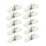 Maxbell 10x Butterfly Shaped Screws for AC Window Seal Kit Parts Sliding AC Vent Kit