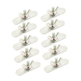 Maxbell 10x Butterfly Shaped Screws for AC Window Seal Kit Parts Sliding AC Vent Kit