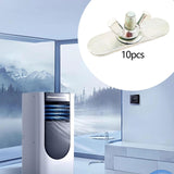 Maxbell 10x Butterfly Shaped Screws for AC Window Seal Kit Parts Sliding AC Vent Kit