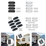 Maxbell RV Magnetic Door Holder Premium RV Magnetic Baggage Door Catch  2 Set Black