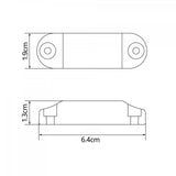 Maxbell RV Magnetic Door Holder Premium RV Magnetic Baggage Door Catch  2 Set Black