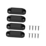 Maxbell RV Magnetic Door Holder Premium RV Magnetic Baggage Door Catch  2 Set Black