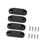 Maxbell RV Magnetic Door Holder Premium RV Magnetic Baggage Door Catch  2 Set Black