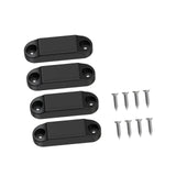 Maxbell RV Magnetic Door Holder Premium RV Magnetic Baggage Door Catch  2 Set Black