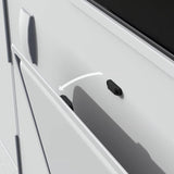 Maxbell RV Magnetic Door Holder Premium RV Magnetic Baggage Door Catch  2 Set Black