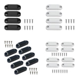 Maxbell RV Magnetic Door Holder Premium RV Magnetic Baggage Door Catch  2 Set Black