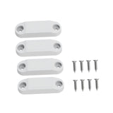 Maxbell RV Magnetic Door Holder Premium RV Magnetic Baggage Door Catch  2 Set White