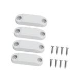 Maxbell RV Magnetic Door Holder Premium RV Magnetic Baggage Door Catch  2 Set White