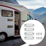 Maxbell RV Magnetic Door Holder Premium RV Magnetic Baggage Door Catch  2 Set White
