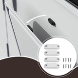 Maxbell RV Magnetic Door Holder Premium RV Magnetic Baggage Door Catch  2 Set White