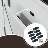 Maxbell RV Magnetic Door Holder Premium RV Magnetic Baggage Door Catch  4 Set Black