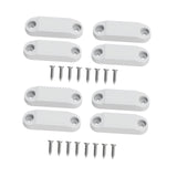 Maxbell RV Magnetic Door Holder Premium RV Magnetic Baggage Door Catch  4 Set White