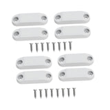 Maxbell RV Magnetic Door Holder Premium RV Magnetic Baggage Door Catch  4 Set White