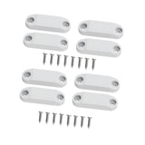 Maxbell RV Magnetic Door Holder Premium RV Magnetic Baggage Door Catch  4 Set White