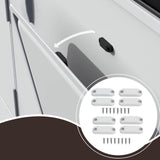Maxbell RV Magnetic Door Holder Premium RV Magnetic Baggage Door Catch  4 Set White