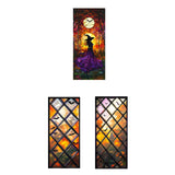 Maxbell Halloween Window Stickers Clings Ornament Decals for Mirror Kitchen Bathroom