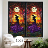 Maxbell Halloween Window Stickers Clings Ornament Decals for Mirror Kitchen Bathroom