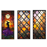 Maxbell Halloween Window Stickers Clings Ornament Decals for Mirror Kitchen Bathroom