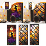 Maxbell Halloween Window Stickers Clings Ornament Decals for Mirror Kitchen Bathroom