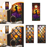 Maxbell Halloween Window Stickers Clings Ornament Decals for Mirror Kitchen Bathroom